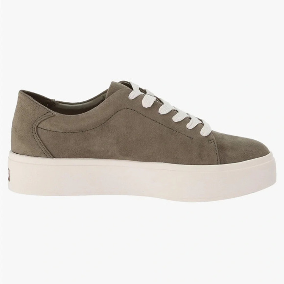 Dr. Scholl's Shoes - Dr Scholls Shoes Womens 7 M Kinney Lace Green Platform Sneakers Fabric Lace Up